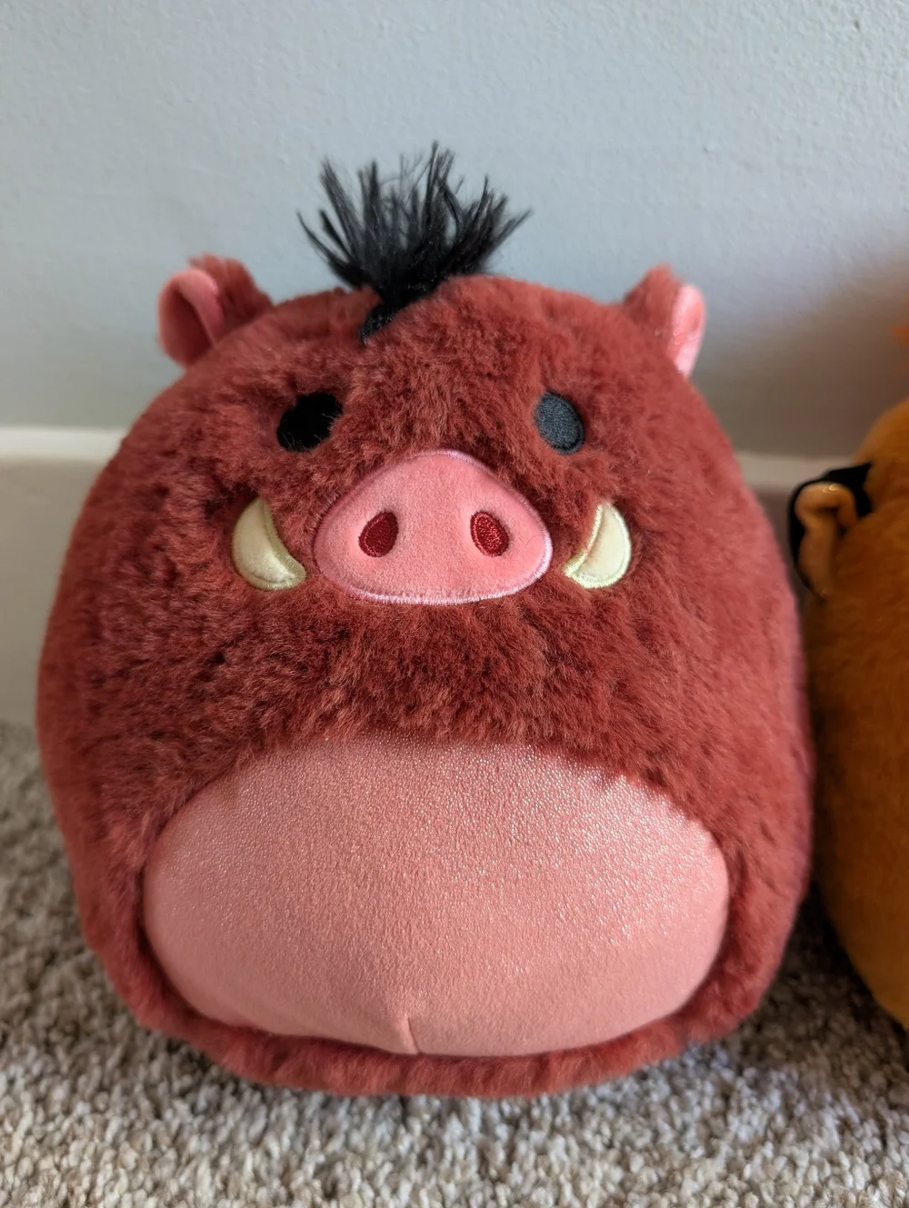 Fuzzamallows Timon And Pumbaa The Lion‎ King Lot Of 2 Plush Stuffed Animal Toys